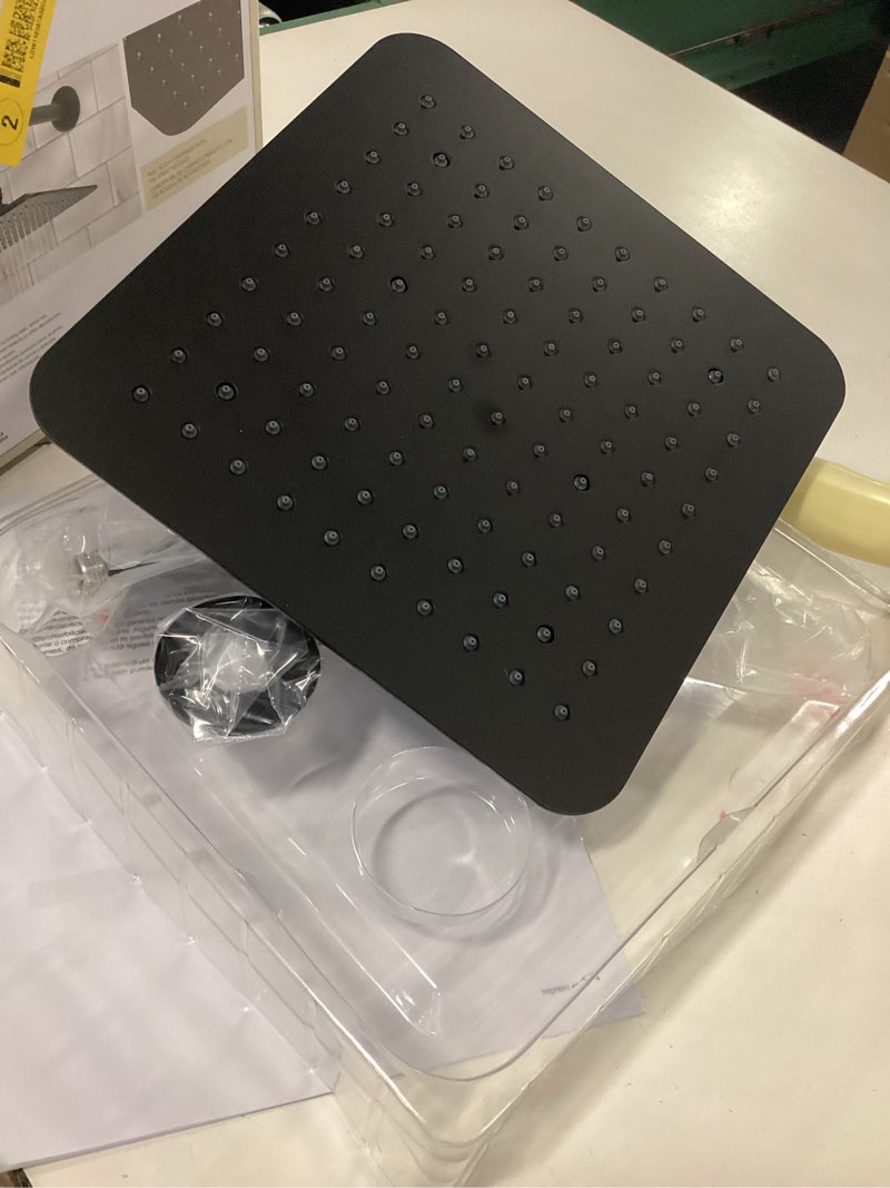 Condition photo showing Good Condition for ThermaSol 1.6 GPM Single Function Square Rain Shower Head 