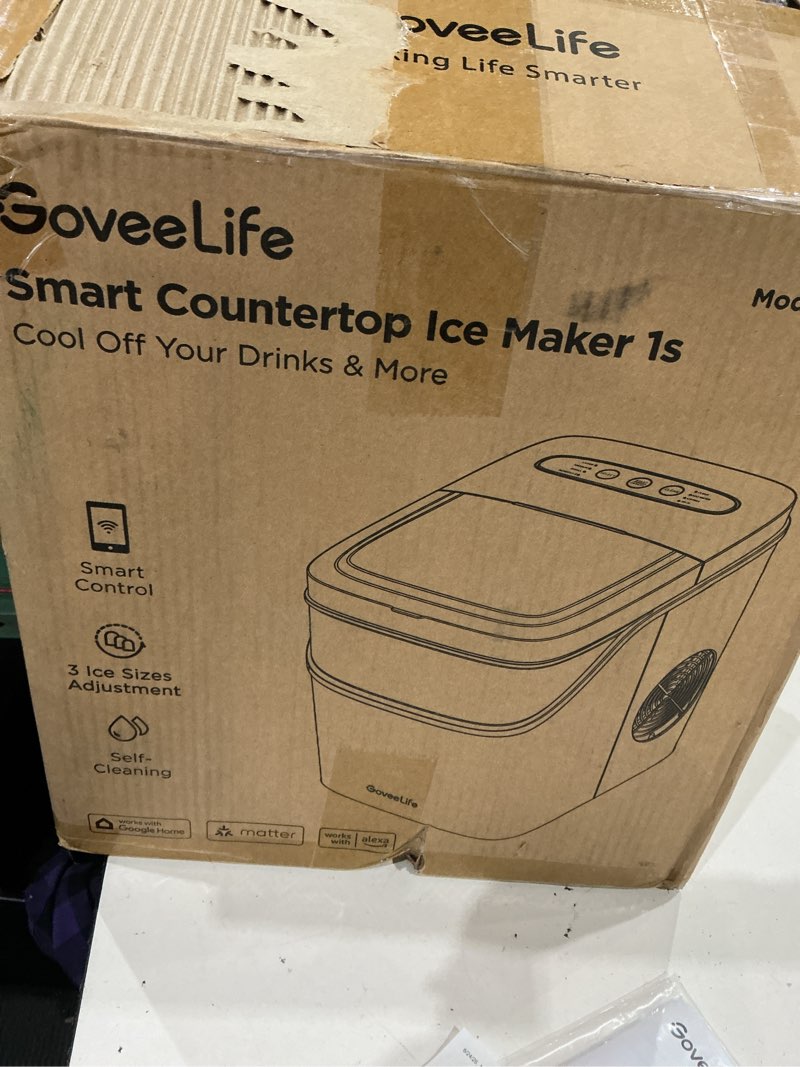 goveelife smart ice maker countertop ,portable ice machine with voice control.