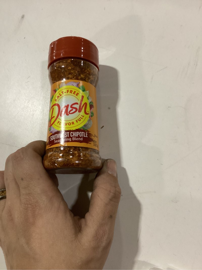 Condition photo showing New/Like New for Dash Salt-Free Seasoning Blend, Southwest Chipotle, 2.5 Ounce Southwest Chipotle 2.5 Ounce (Pack of 1)