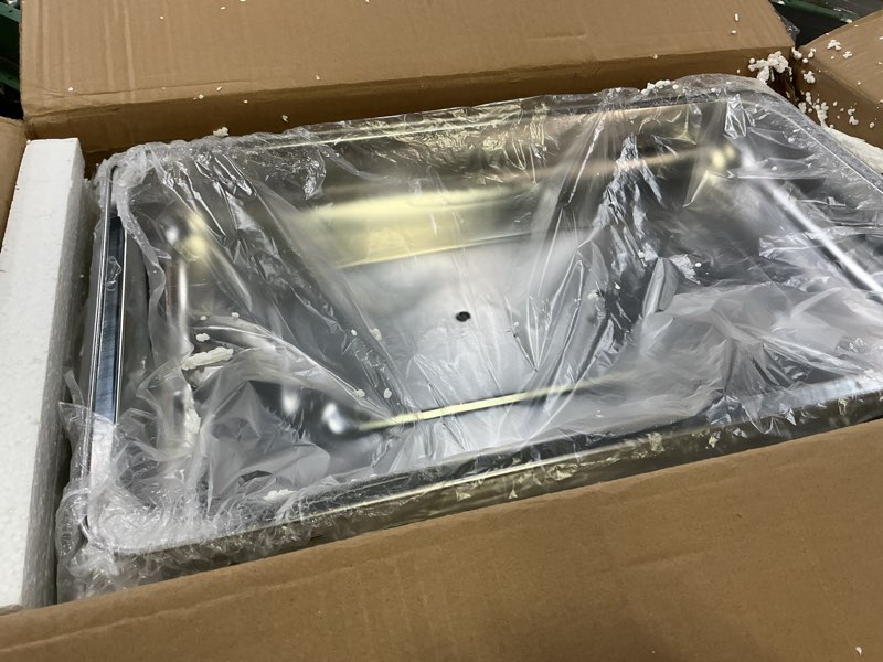 Condition photo showing Good Condition for 4 pack 8qt stainless steel chafing dishes for buffet, foldable frame food warmers with full size pan ideal for catering, weddings, christmas parties, event serving supplies