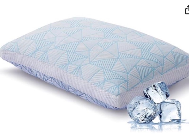 sylvaris shredded memory foam cooling soft bamboo viscose pillow queen size, adjustable hypoallergenic hotel quality bed pillow for side, stomach or back sleeper, oeko-tex certified