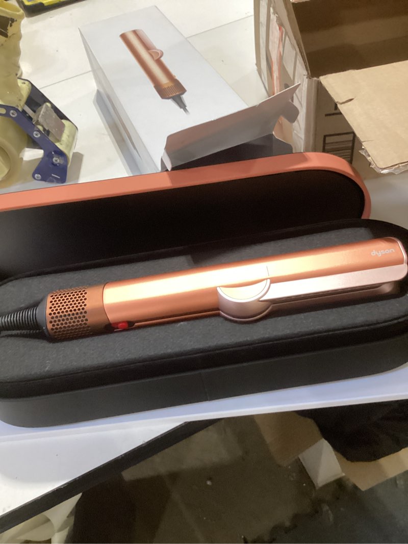 Condition photo showing Good Condition for Dyson Airstrait™ Straightener, Wet to Dry Hair Straightener, No Heat Damage, No hot Plates, All Hair Types Amber Silk. Not Tested