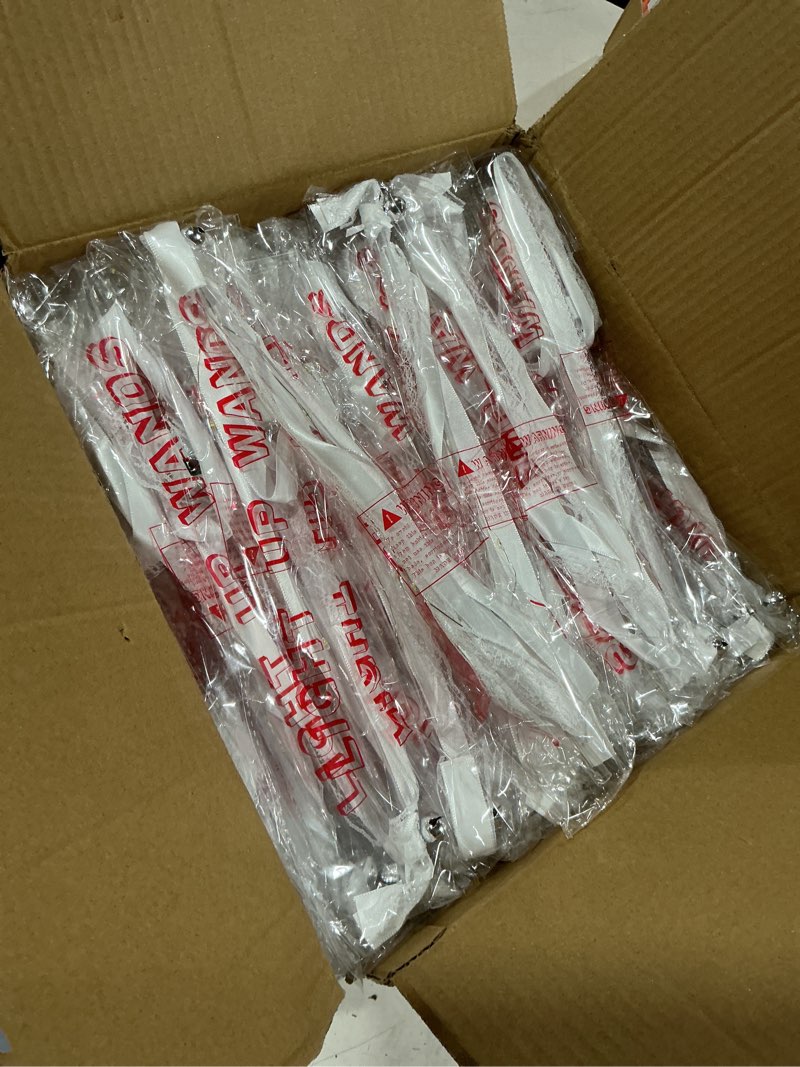 Condition photo showing Good Condition for honlyne 68pcs light up wands for wedding, wedding wands streamers with 3 colorful flashing modes, fairy wands, led silk fairy wand with bells for wedding, new year, thanksgiving, concert