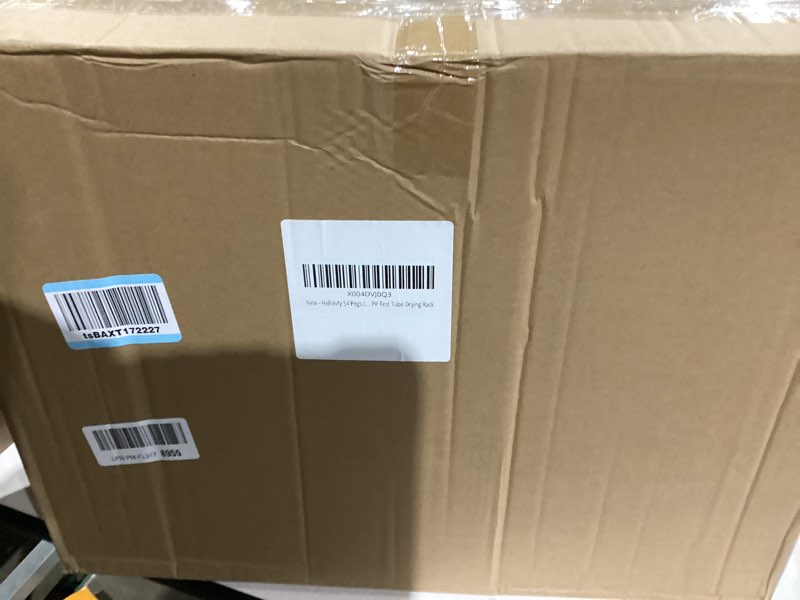 Condition photo showing Good Condition for Helivivfy 54 Pegs Lab Drying Racks - Double- Sided Lab Supply Pegboard Bench,Detachable PP Test Tube