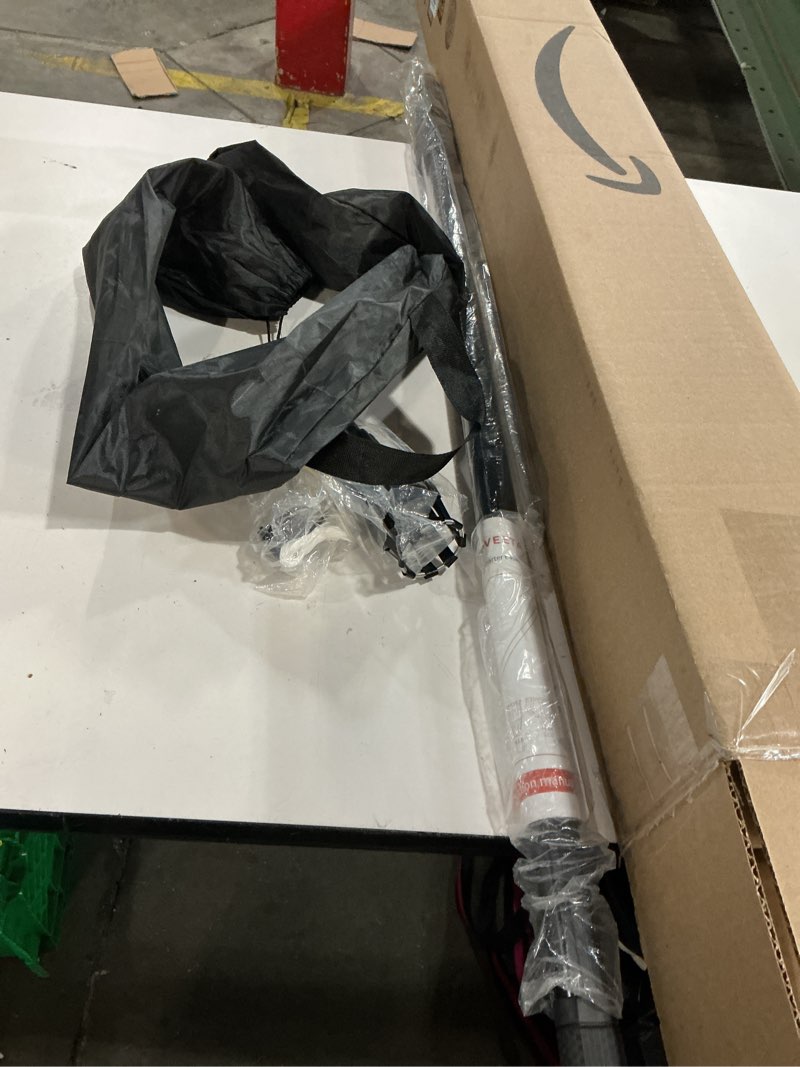 Condition photo showing New/Like New for LOVEETA® Gen2 12Ft [18Ft Reach] Extendable Light Bulb Changer Pole for High Ceilings – Telescopic Light Bulb Pole Changer with Bulb Gripper, Chandelier Lights - Jet Black Jet Black 12Ft (18Ft Reach)