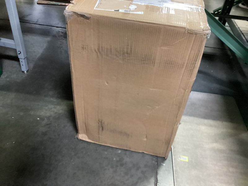Condition photo showing New/Like New for Amazon Basics 24 Sheet Cross Cut Paper, CD and Credit Card Home Office Shredder with Pullout Basket, Black 24 Sheet Black