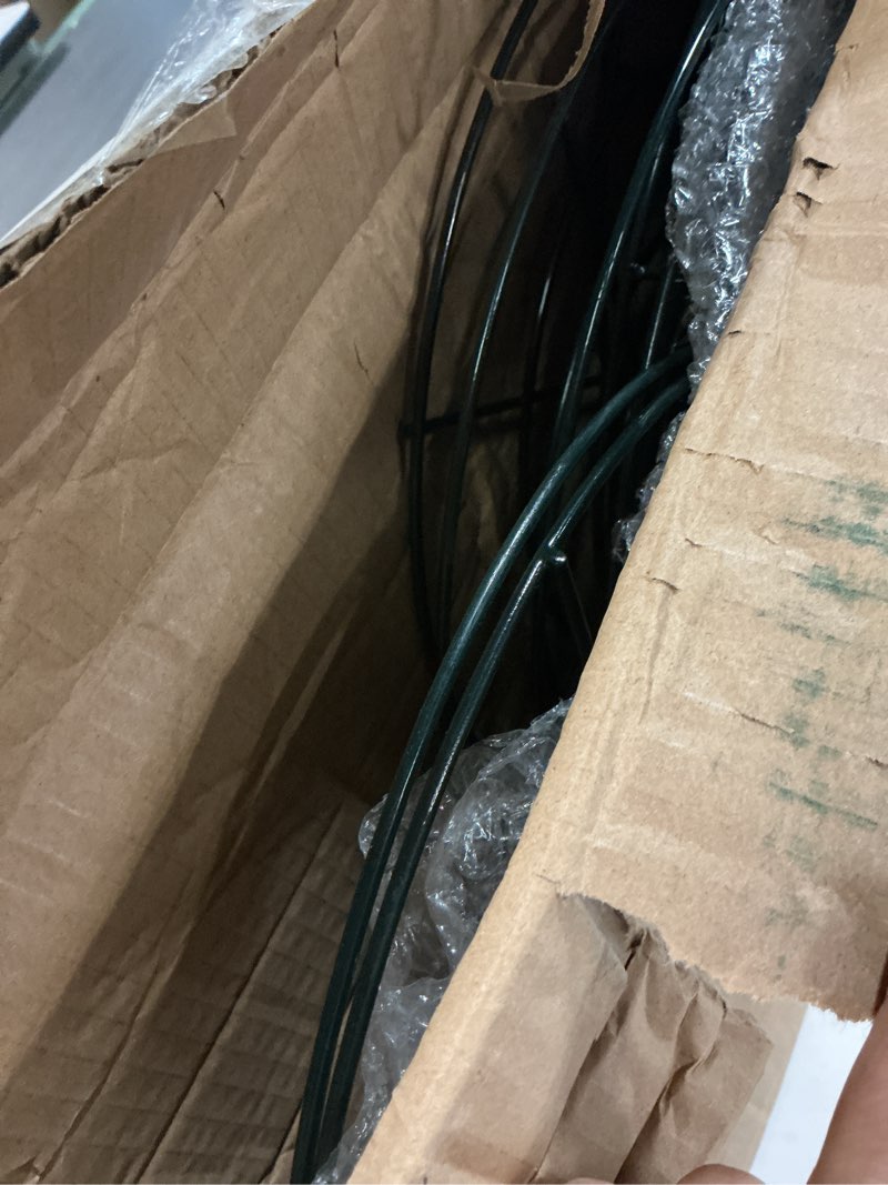 Condition photo showing Good Condition for geelin 15 pack peony cages and supports 12'' dx 24'' h grow through metal plant supports frame rings hoops for outdoor plants peony flowers tomato rose(green) green 12 x 24 inch