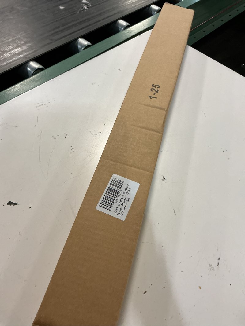 Condition photo showing New/Like New for aosky cordless roller shades blackout blinds for windows room darkening rolled up shades with spring system, uv protection window shades door blinds for home and office (25" w x 72" h, grey) 25"w x 72"h grey