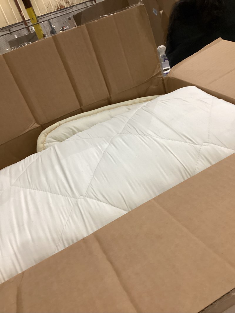 Condition photo showing As Is for MORIRIN Japanese Floor Futon Mattress (Shikibuton) with Body Pressure Dispersion, Made in Japan, Twin