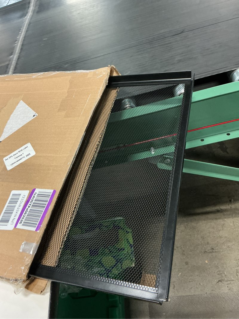 Condition photo showing As Is for exo terra regular 40 gallon screen cover, 36" x 18” 50 gallon