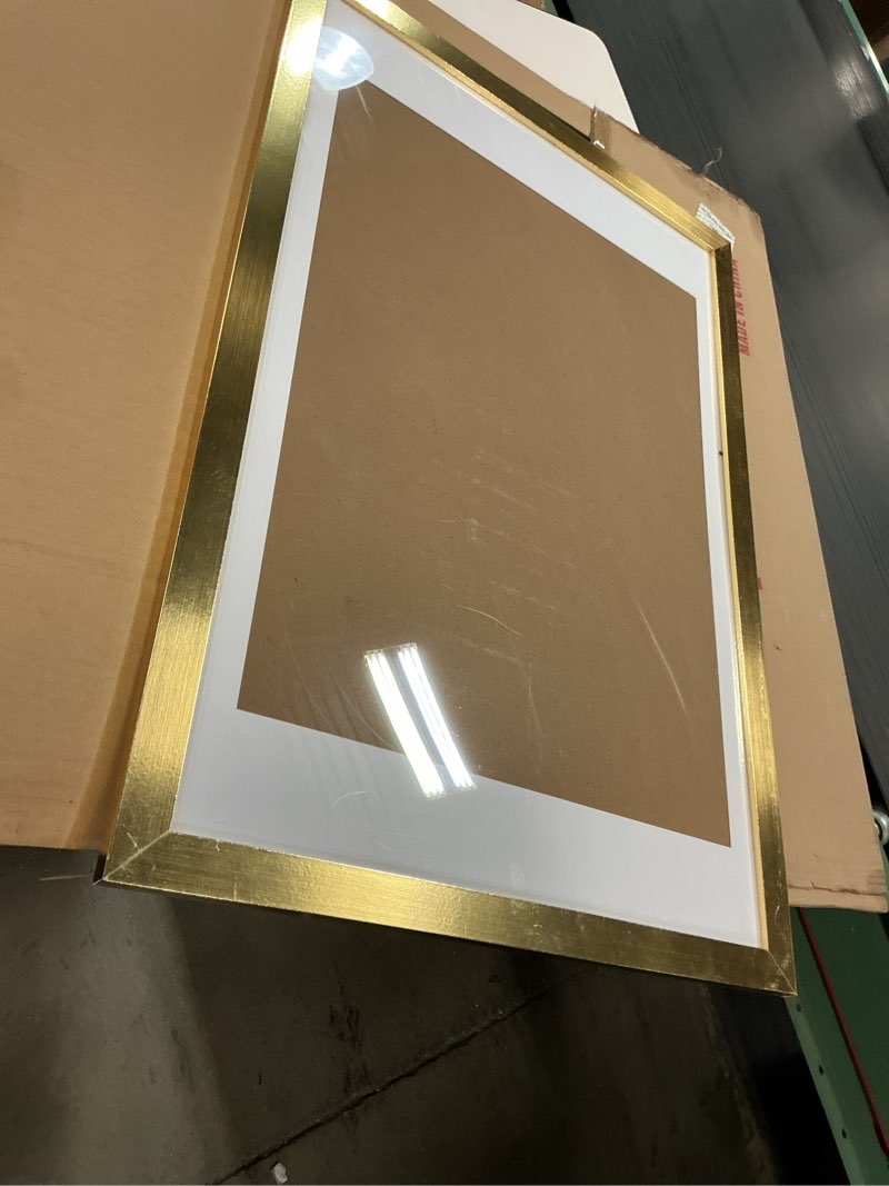 Condition photo showing As Is for SILVERHÖJDEN Frame, gold, 20x30 \\\"