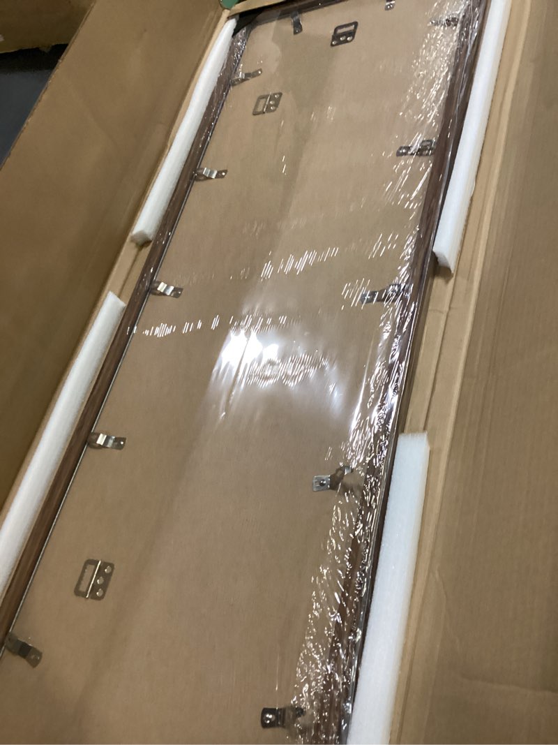 Condition photo showing Good Condition for Rustic Walnut 12x36 Frame - Single Frame, 12 x 36 Poster Frame for Artwork, Puzzles, Photos and Movie Posters Picture Frames 12" x 36"