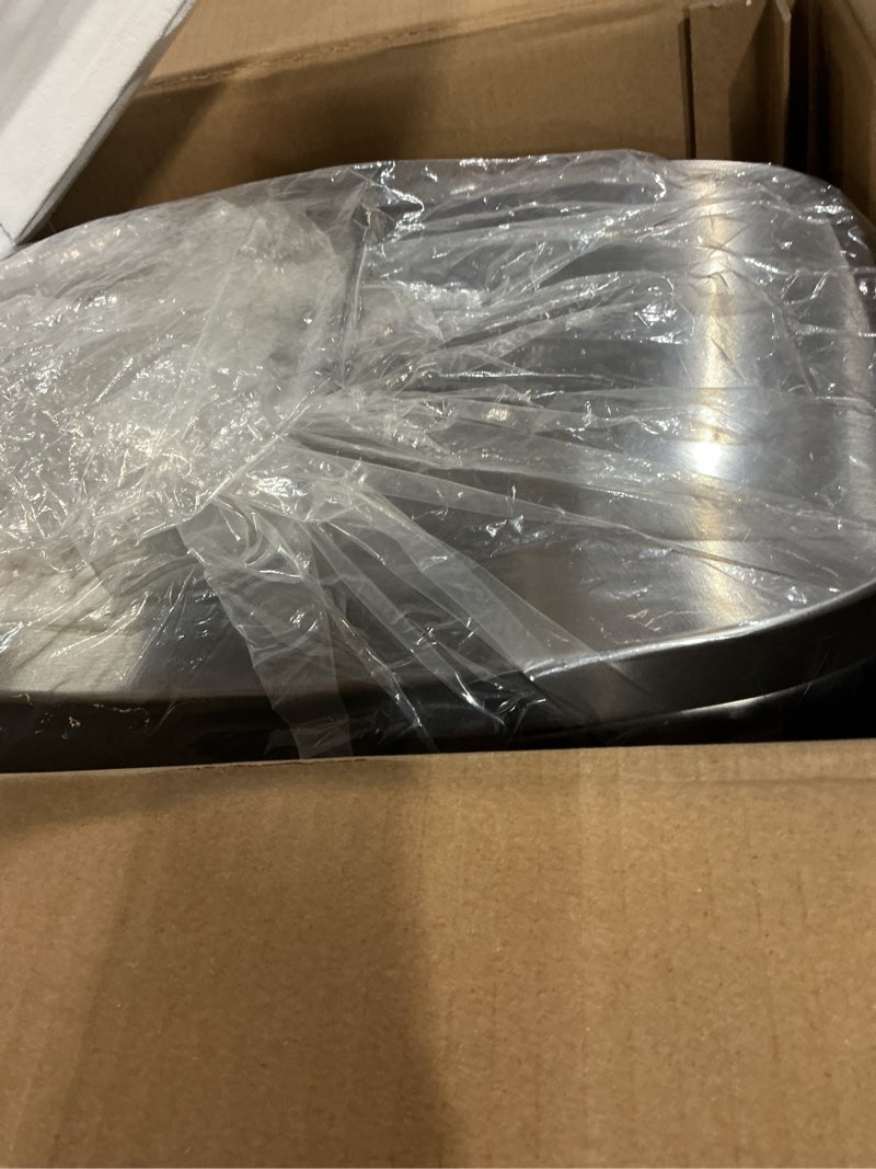 Condition photo showing New/Like New for PayLessHere 13 Gallon (50L) in Home Recycling Bin Kitchen Stainless Steel Recycling Bin with Lid Removable Inner Bucket Foot Pedal Soft Close for Office Home Kitchen Garbage Can Trash Bin Stainless Steel 13 G