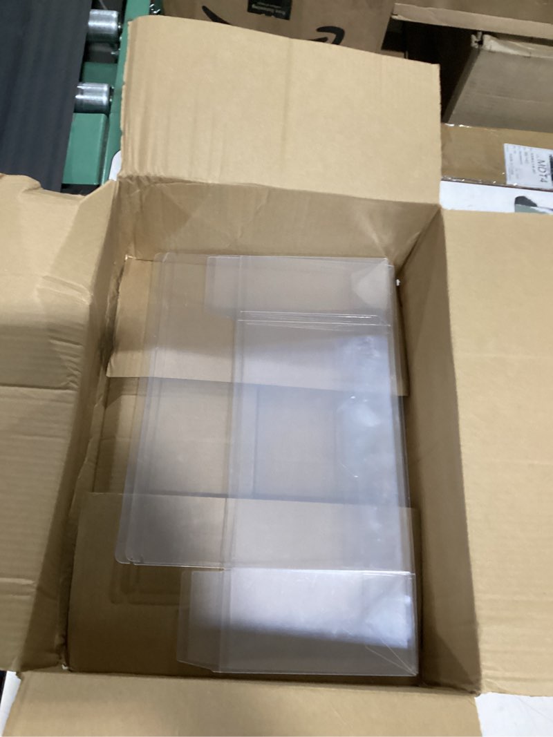 Condition photo showing Good Condition for dedc 2pcs plastic protector for prismatic evolutions super-premium collection 2025 release, clear pet display case 14.4"x6.92"x3.46" tailored for 2025 spc only (not for upc series)