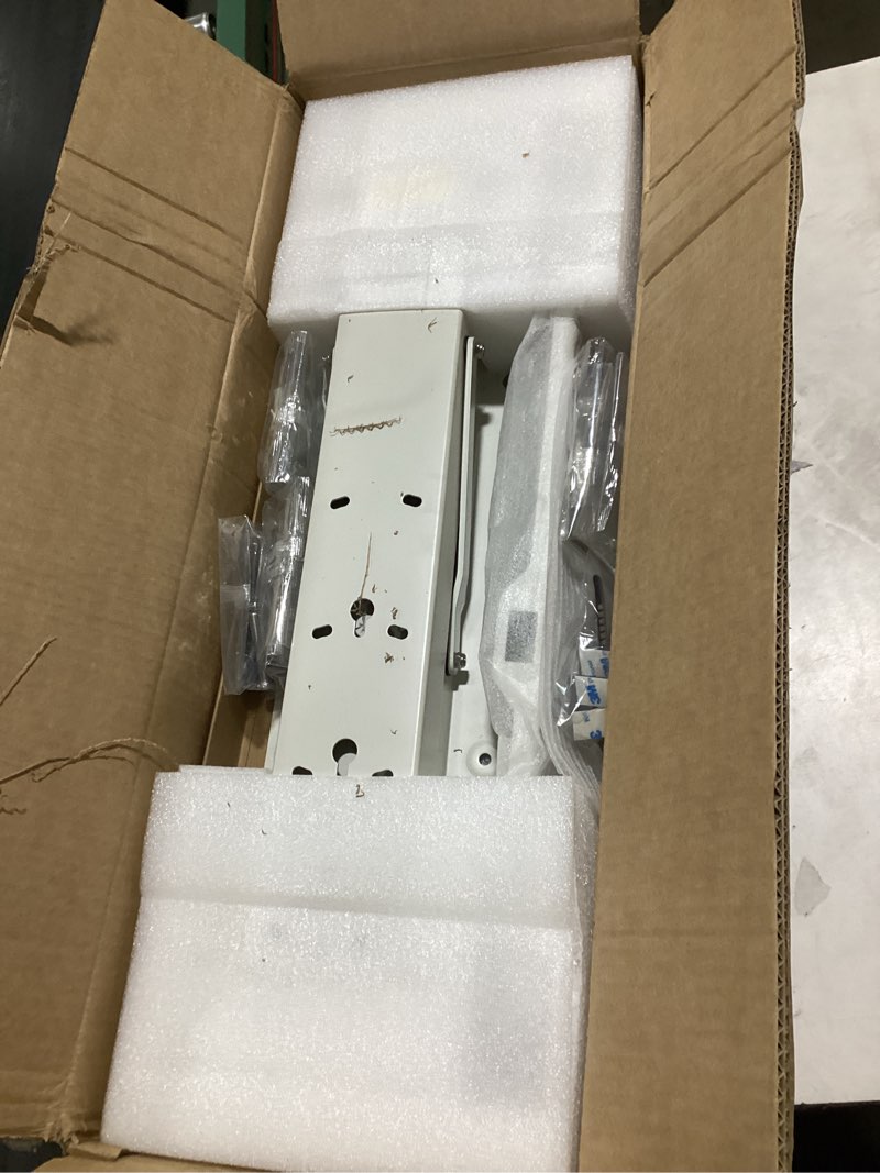 Condition photo showing New/Like New for XINYAO Electric Ceiling TV Mount with Remote, Motorized Ceiling Mount TV Bracket Flip Down for 32 to 70 inch Flat Curved Screen Mount Drop Down for Flat Pitched Roof Indoor Outdoor (White)