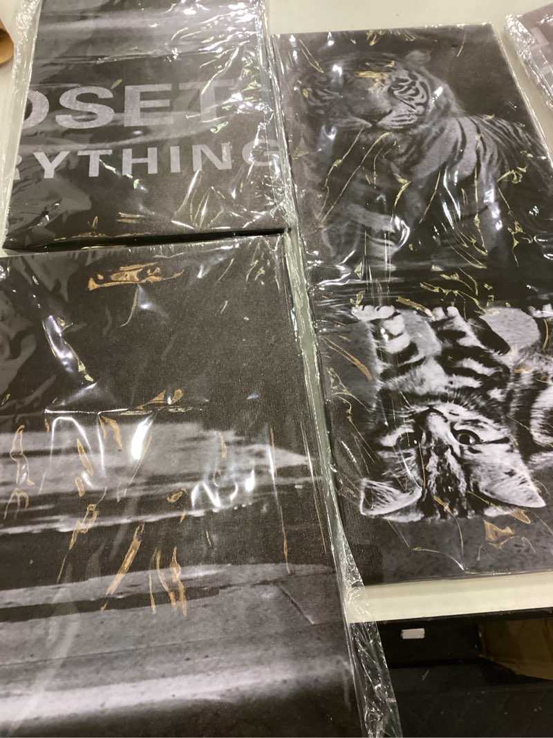 5 Panels Mindset is Everything Motivational Canvas Wall Art Inspirational Entrepreneur Quotes Poster