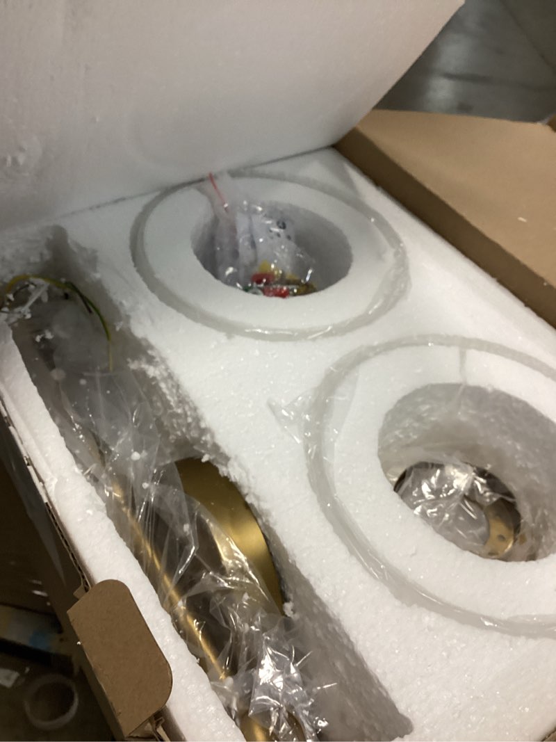 Condition photo showing Good Condition for 2-Lights Milk White Glass Wall Sconce Lighting Brass Finished, Double Arm Bathroom Vanity Light Fixture for Bedroom Living Room Dining Room Hallway Antique