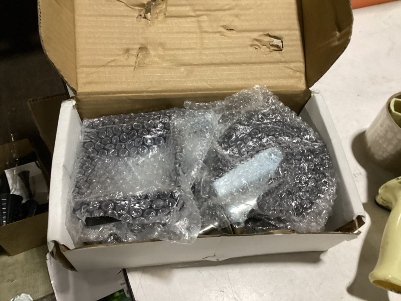 Condition photo showing New/Like New for ronlap gate wheels for wooden gate, gate caster wheel spring loaded for metal tube swing gate fence gate wheel for gates heavy duty farm vinyl gate rollers, 250 lbs, 5 inches with brake, 2 pack, black 2 5 inches with brake