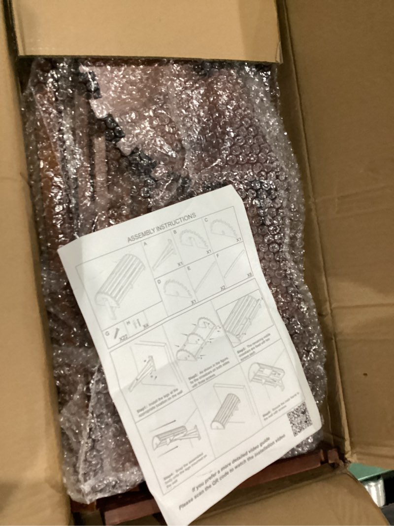 Extra-Large Wood Saddle Rack - Non-Abrasive Design, Bridle Rack & Heavy-Heavy Duty Saddle Stand for Equestrian Homes Horse Tack Room Organization 23.6x11.9x13.3 Walnut)