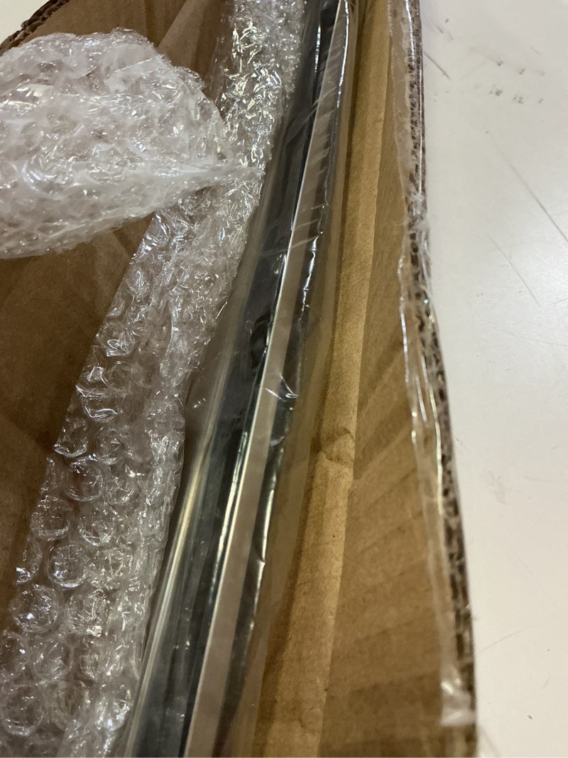 Condition photo showing Good Condition for hushee 2 pack 36 inches brush door sweep, aluminum door sweep bottom, all-season metal brush for interior exterior sealing gaps keeps cold air, dust out(silver) 36 inches silver 2