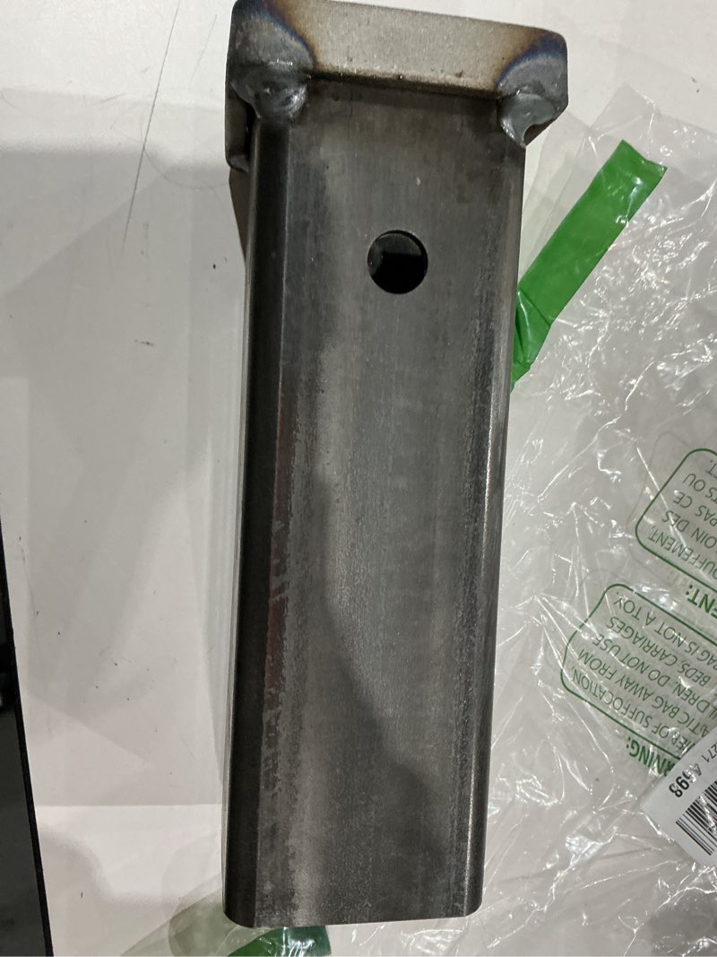 Condition photo showing As Is for similar to. not exact. buyers products rt25806 2 inch plain receiver tube, 6 inch shankt