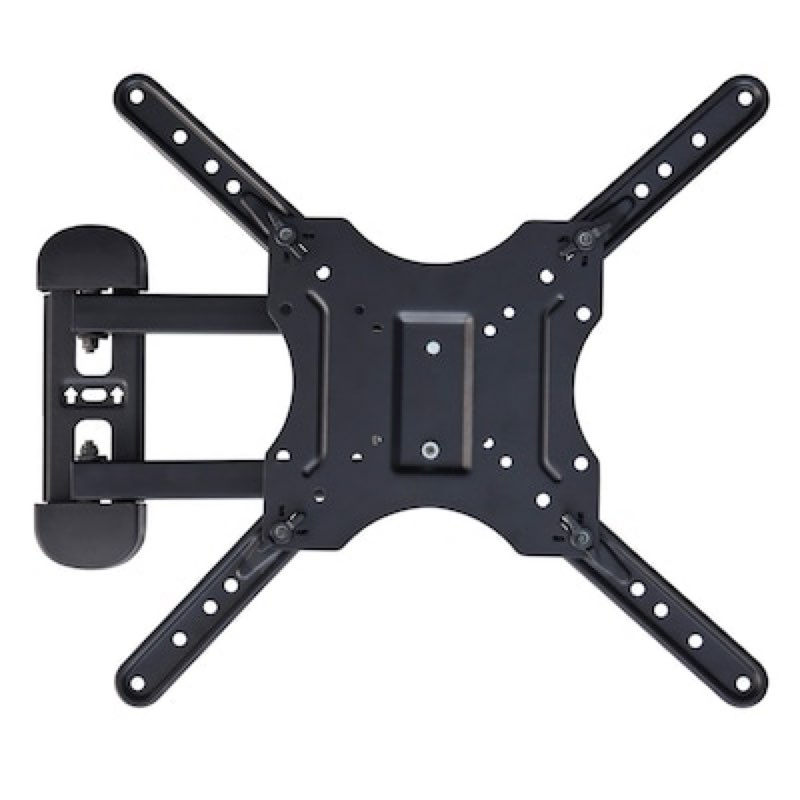Utilitech Full motion Indoor Wall TV mount Fits TVs up to 65-in ( Hardware Included )