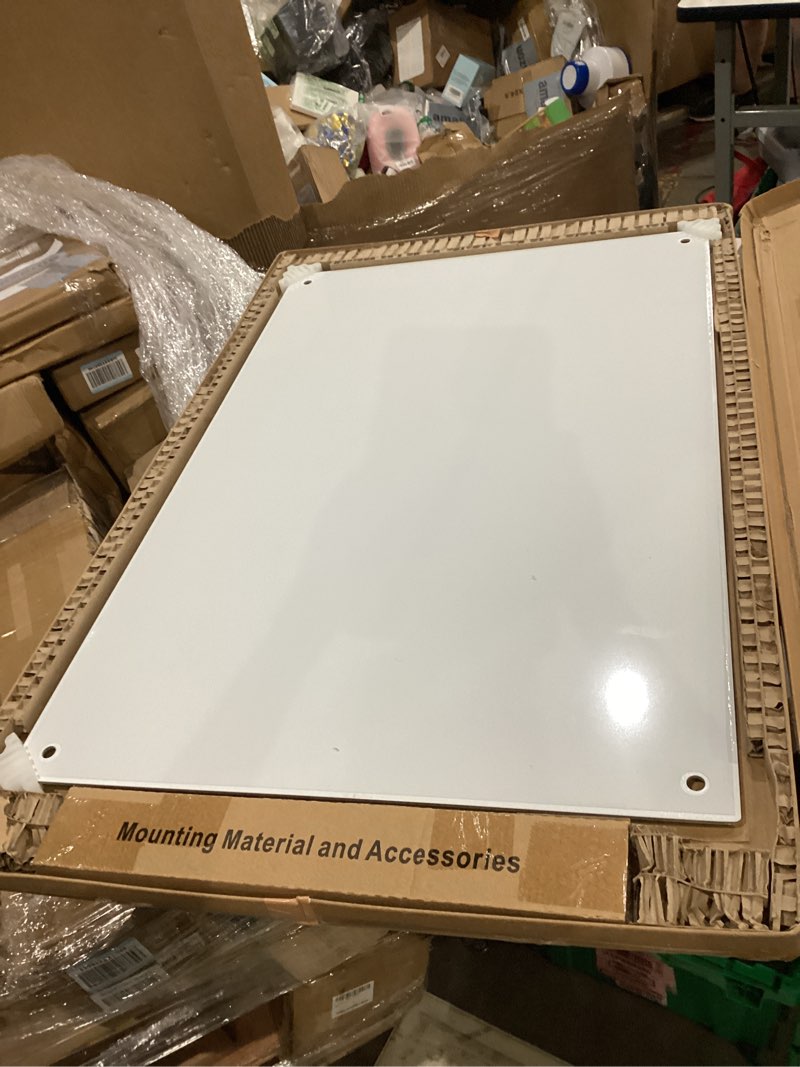 Condition photo showing Good Condition for tsj office glass calendar whiteboard - 36 x 24 inches wall mounted monthly dry erase calendar for wall, large magnetic glass white board for office, home & school a-mothly calendar 36"w x 24"h