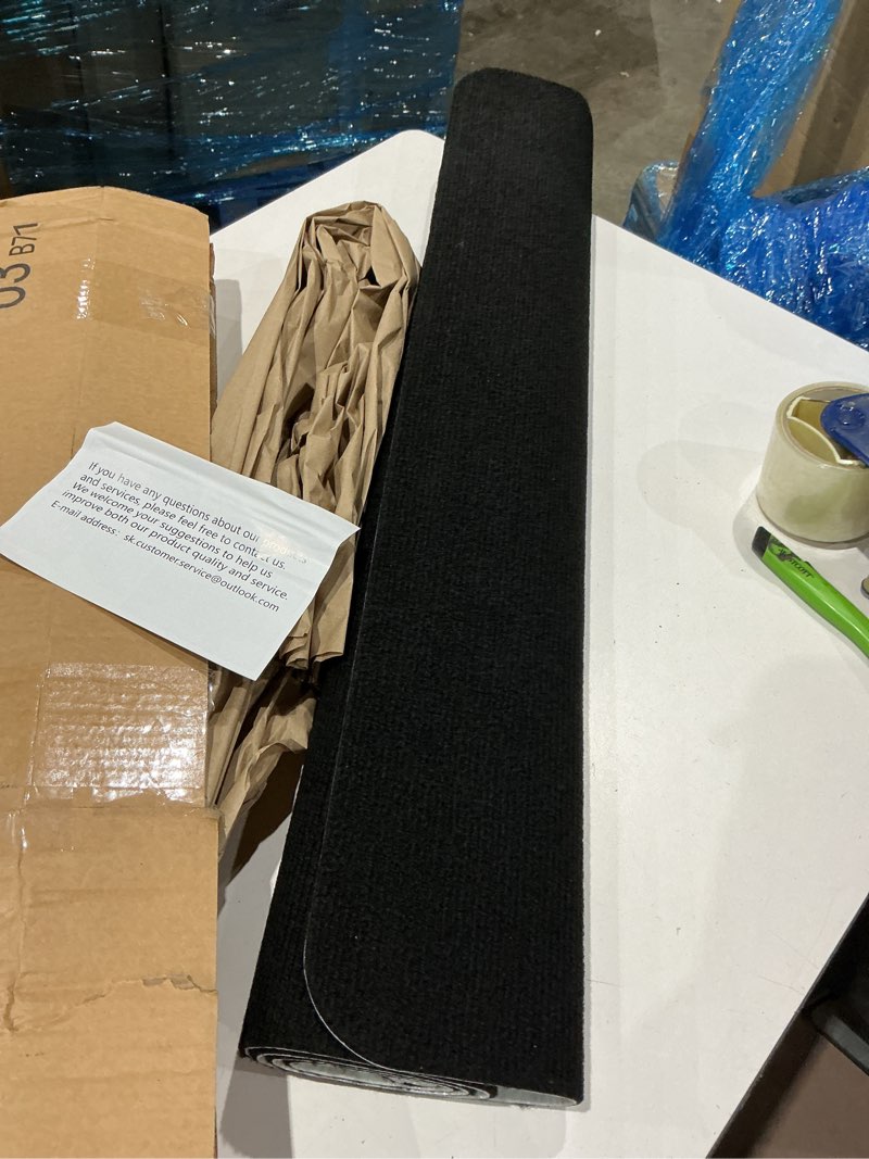 Condition photo showing Good Condition for 55x35 office chair mat hardwood floor, anti-slip computer rug, floor protector