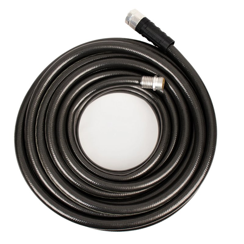 neverkink teknor apex 5/8-in x 50-ft heavy -duty kink free vinyl gray coiled hose
