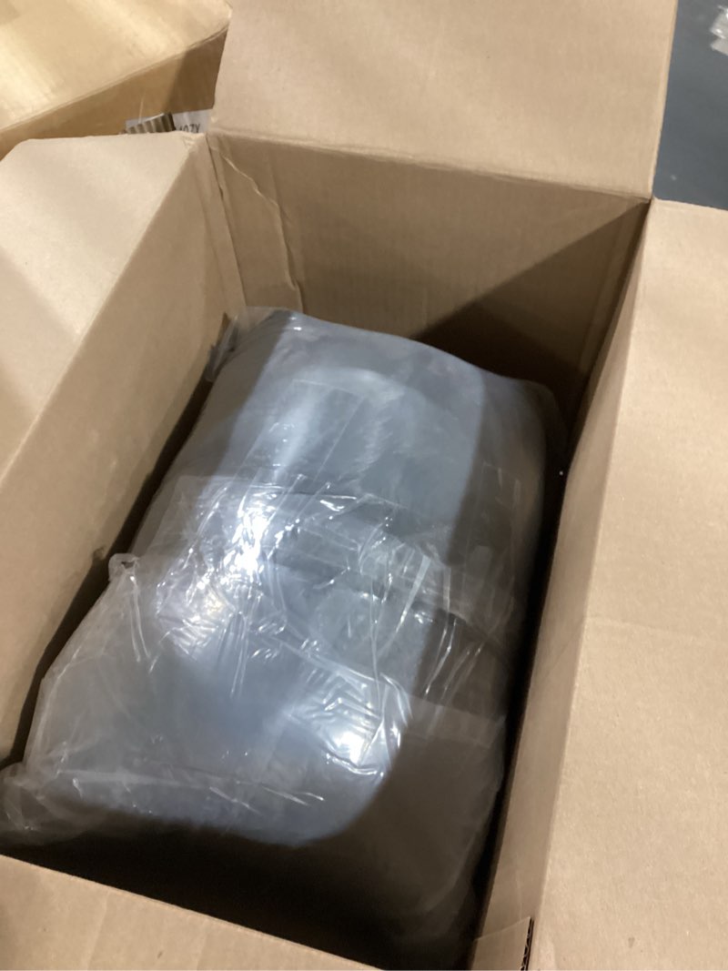 Condition photo showing As Is for Lotus Karen Fluffy Comforter Cover Set-Rabbit Fluff Faux Fur Duvet Cover King Size,Dark Gray Plush Fuzzy Furry Bedding Sets 3Pieces(1 Duvet Cover & 2 Pillow Shams),Zipper Closure Dark Gray King