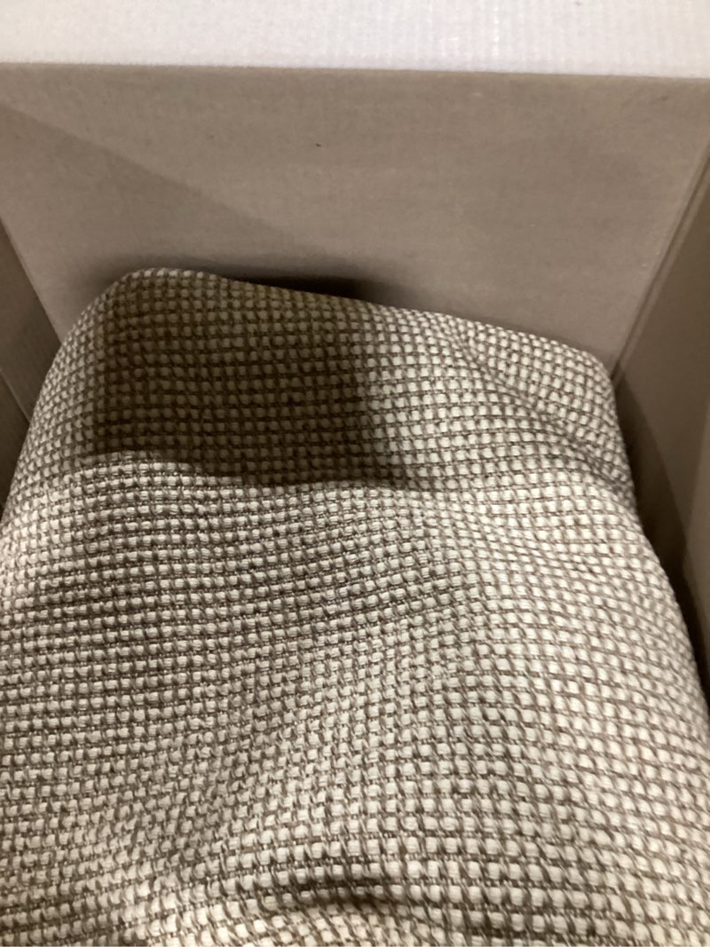 Condition photo showing Good Condition for kozyfly washable area rug 6x9 ft rubber backed non slip rugs for living room braided cotton bedroom rug woven office rugs indoor floor carpets for dining bedroom living room, tan/orange/brown 6' x 9' (rectangular) tan/orange/brown
