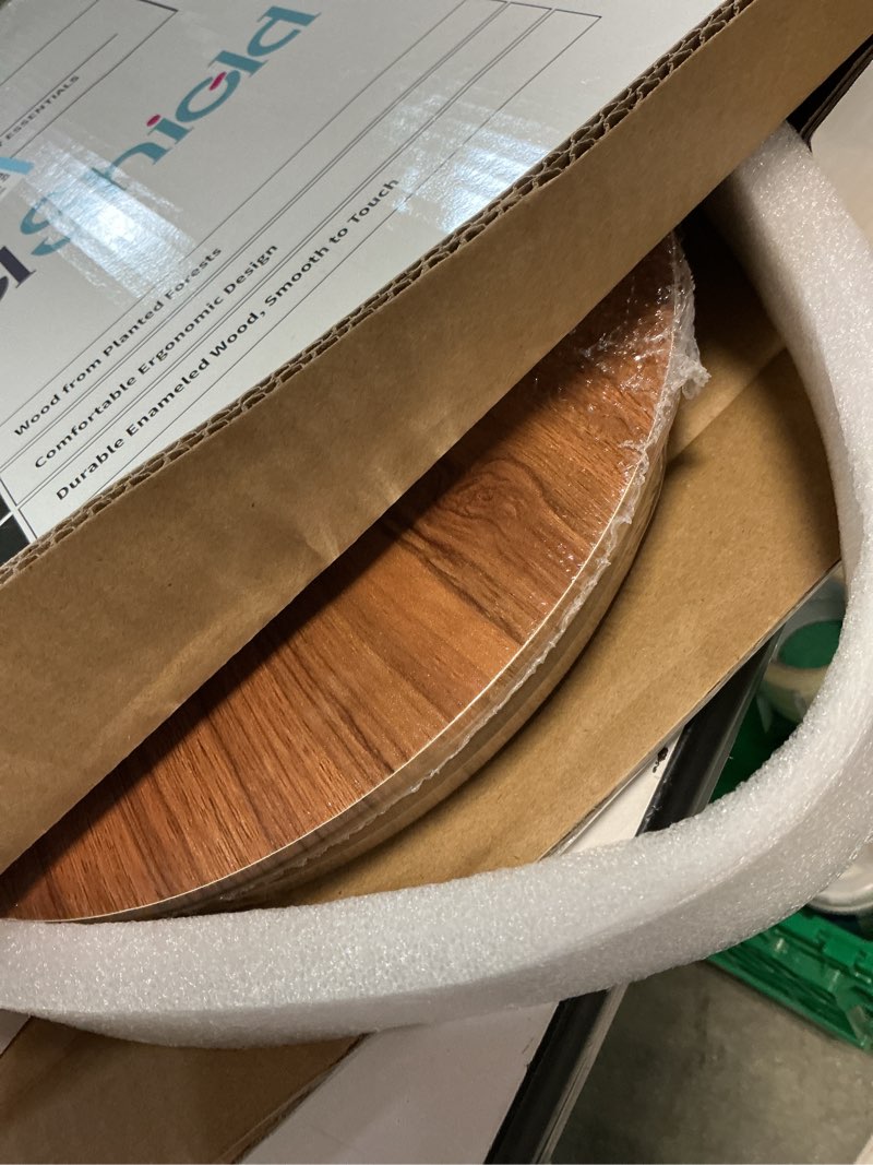 Condition photo showing New/Like New for elongated toilet seat molded wood toilet seat with quietly close and quick release hinges, easy to install also easy to clean by angol shiold (elongated, natural)