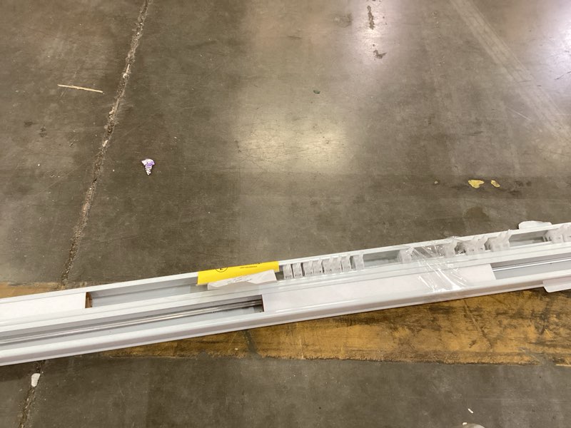 vevor panel track blinds extendable track from 45.8 in to 86 in w trimmable panel curtains up to