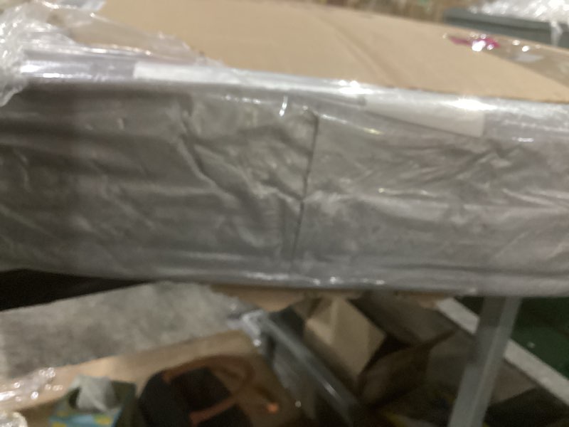 Condition photo showing Good Condition for Dream On Me Snooze Crib & Toddler Mattress – Extra Firm Thermo-Bonded Fiber Core, Waterproof Vinyl Cover, GREENGUARD Gold & JPMA Certified, Fits Full Size Cribs & Toddler Beds Grey