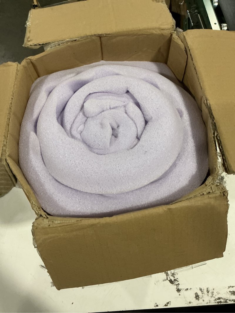 Condition photo showing Good Condition for best price mattress 3 inch egg crate memory foam mattress topper with soothing lavender infusion, certipur-us certified, dorm essentials, twin twin 3 inch egg crate