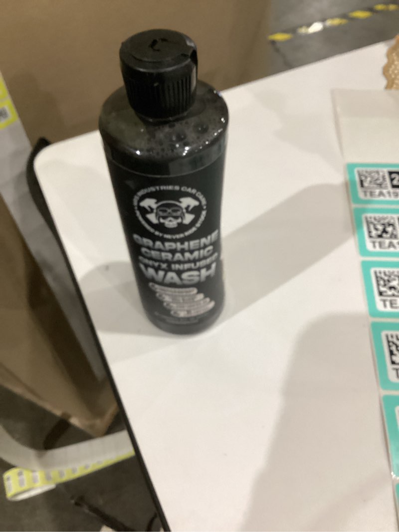 Condition photo showing New/Like New for 16oz Graphene Foam Ceramic Car Wash Shampoo | Onyx Foam Wash for Cars, Trucks & SUVs | Safe on Paint, Trim & Glass | Long-Lasting Hydrophobic Protection
