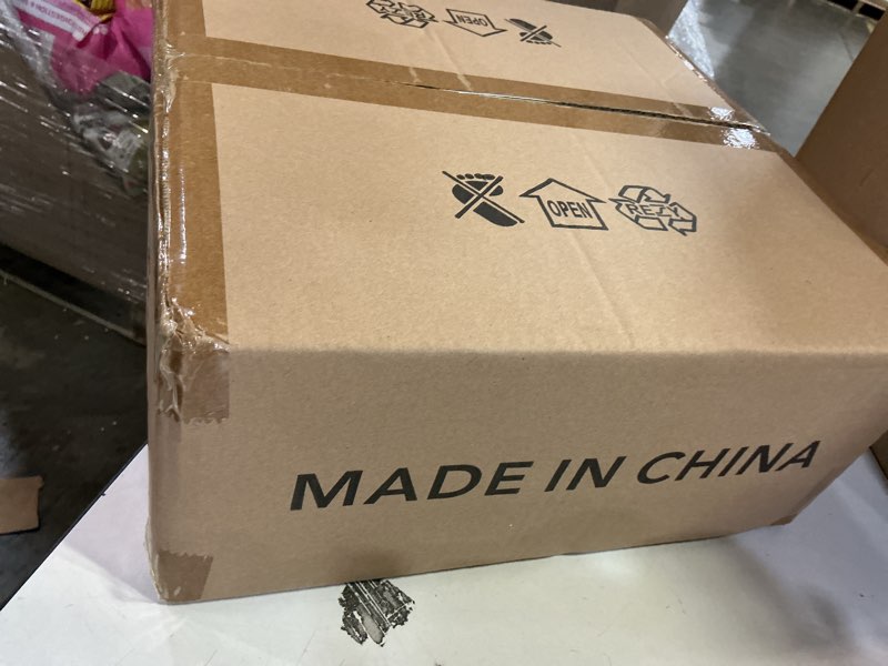 Condition photo showing New/Like New for Modern LED Ceiling Light Black 6 Rings Flush Mount Round Ceiling Light with Remote Dimmable Brightness, Adjustable Color Temperature for Living Room, Bedroom, L31.5 inches Round Black