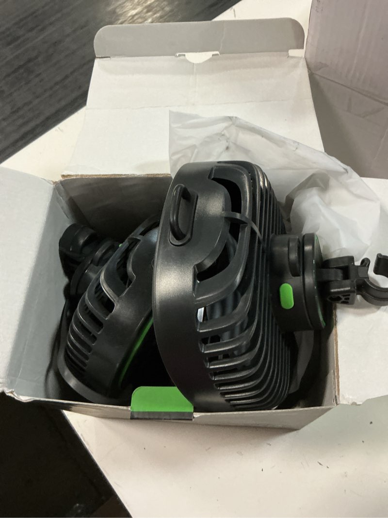Condition photo showing Good Condition for vivosun aerowave d4, 4” grow tent clip fan with detachable hook, 3-speed strong & quiet airflow, adjustable airflow angle for hydroponics, circulation & cooling, black, 2-pack 4"-2 pack