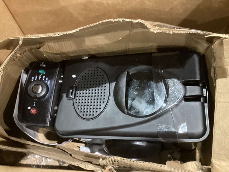 Condition photo showing As Is for Elite Gourmet EDF2100 Electric Immersion Deep Fryer Removable Basket Adjustable Temperature, Lid with Viewing Window and Odor Free Filter, 2 Quart / 8.2 cup