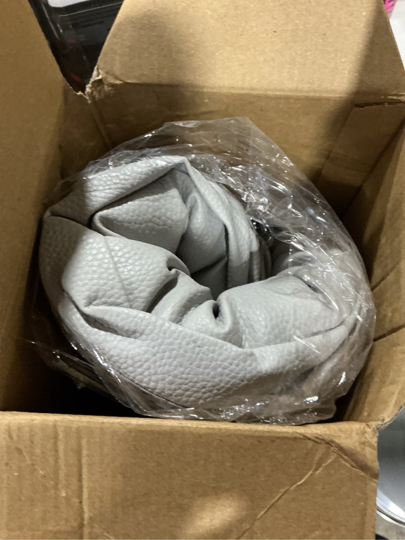 Condition photo showing New/Like New for baby changing pad with waterproof & wipe-clean, non-slip foldable pu diaper changing pad, adjustable safety belt, changing pad for dresser, changing table,30"x19",gray grey 30"x19"