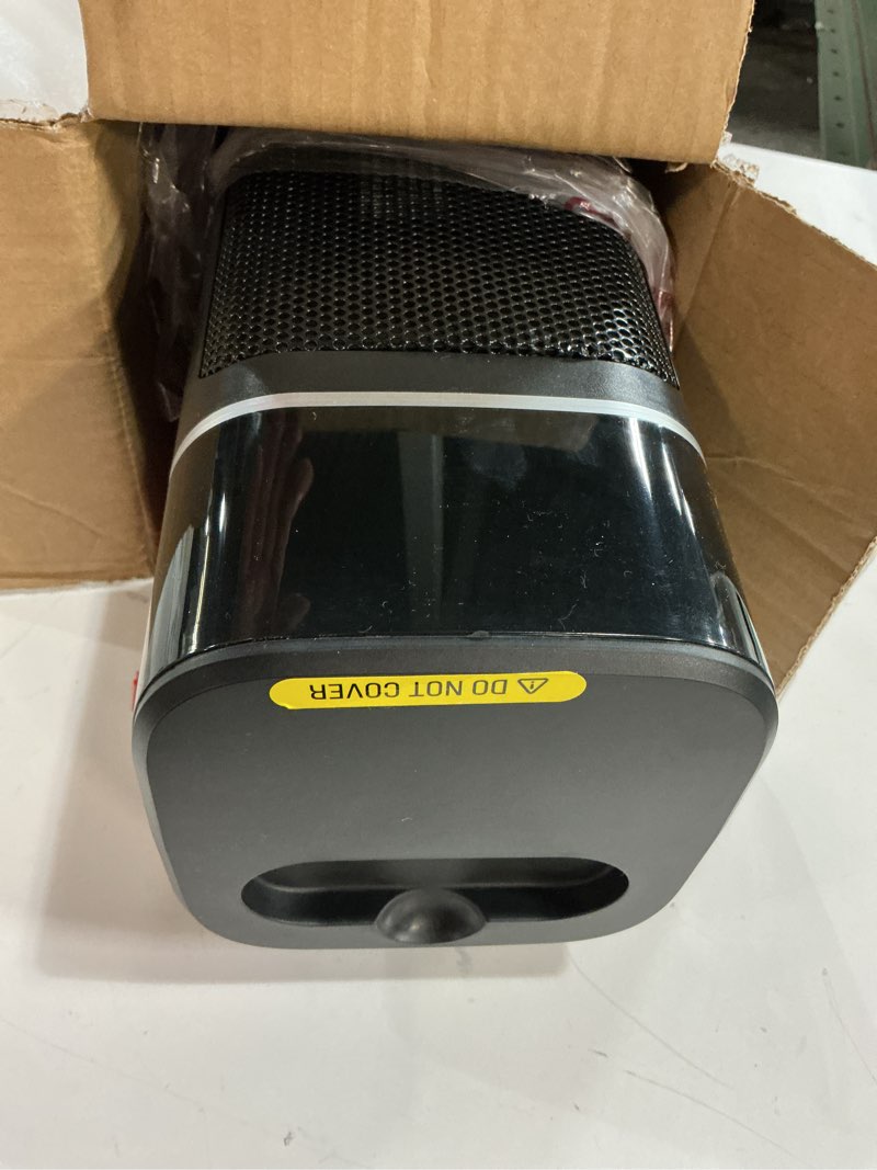 Condition photo showing Good Condition for JRD 24" Fast Heating Space Heater, Portable Electric Heater with Remote, Night Light, 80° Oscillation, 4 Mode, Overheat & Tip-Over Protection, Ceramic Heat for Bedroom Office Black