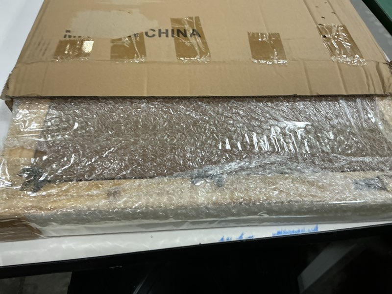 Condition photo showing New/Like New for Rustic Window Mirrors for Wall Decor 18 X 23 Inch, Hanging Distressed White Wood Frame Decorative Mirrors for Kitchen, Farmhouse Windowpane Mirror for Entryway, Horizontal or Vertical