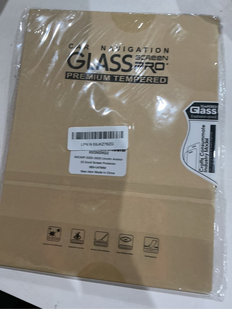 Condition photo showing Good Condition for 2024 aviator navigation screen protector for 2024 2020-2022 2023 lincoln aviator 10.1inch touch screen tempered glass protector film accessories 9h