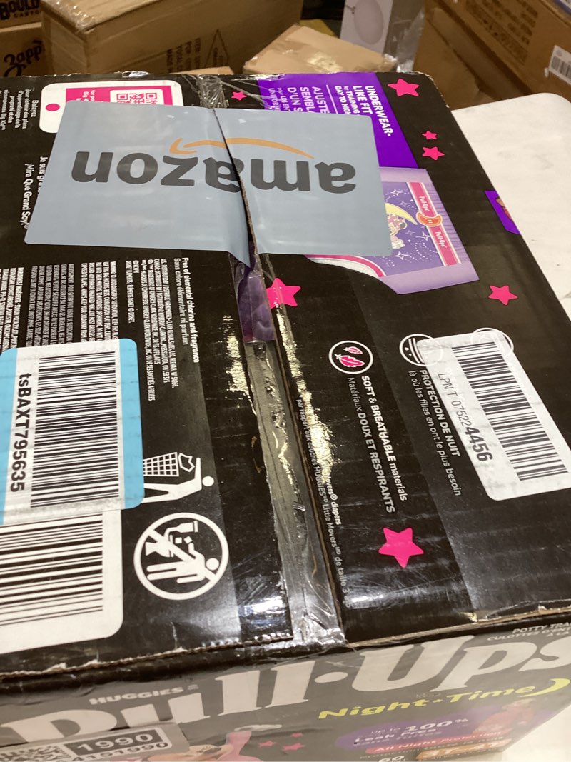 Condition photo showing Good Condition for pull-ups girls' nighttime potty training pants, training underwear, 3t-4t (32-40 lbs), 60 ct 3t-4t 60