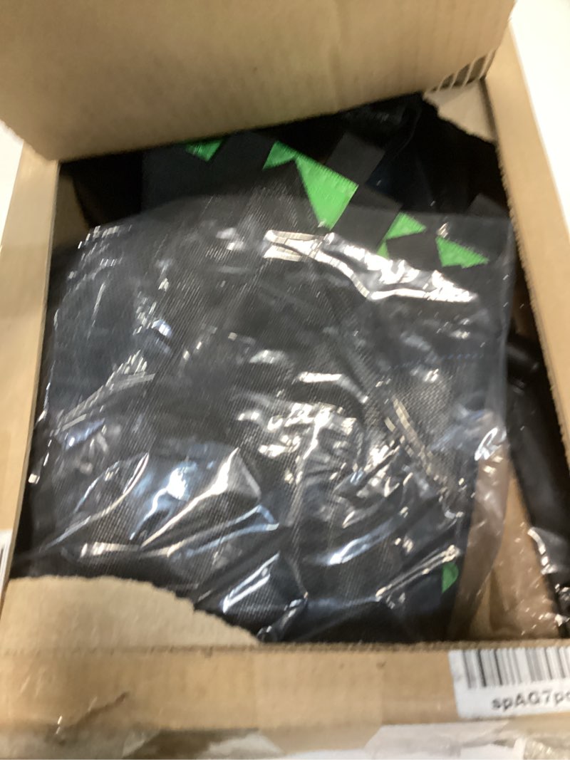 Condition photo showing Good Condition for SportPlus+ Indoor Trampoline, Blue/Green/Red, Rebounder Home Fitness Trampoline with Height Adjustable Bar