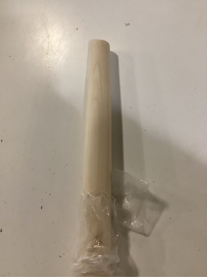 Condition photo showing New/Like New for j.k. adams french tapered rolling pin, wooden baking dowel, 20.5\" x 1.75\" | tapered maple french rolling pin offers precise palm control for rolling pastries and delicate doughs 20-1/2-inch-by-1-3/4-inch