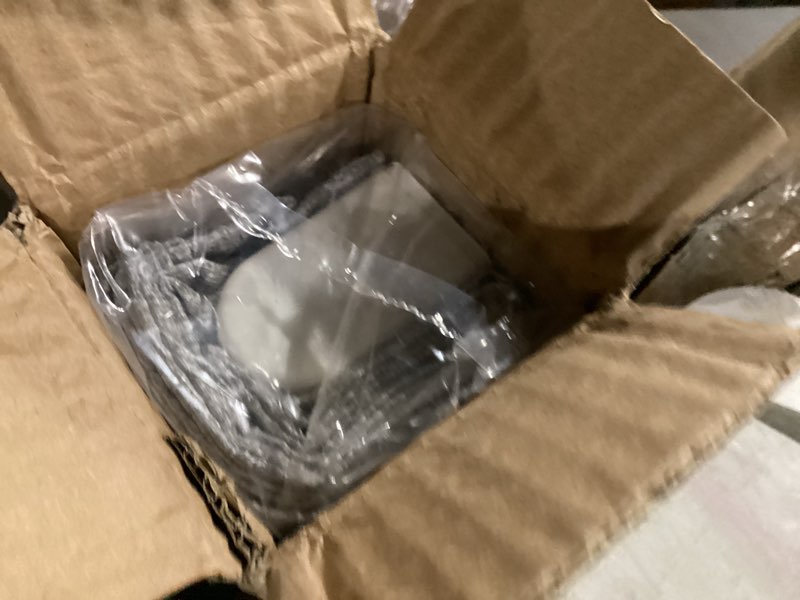 Condition photo showing New/Like New for 39"x64" paxton basketweave room darkening cordless roman shade gray - madison park: indoor window blinds, 39 inch