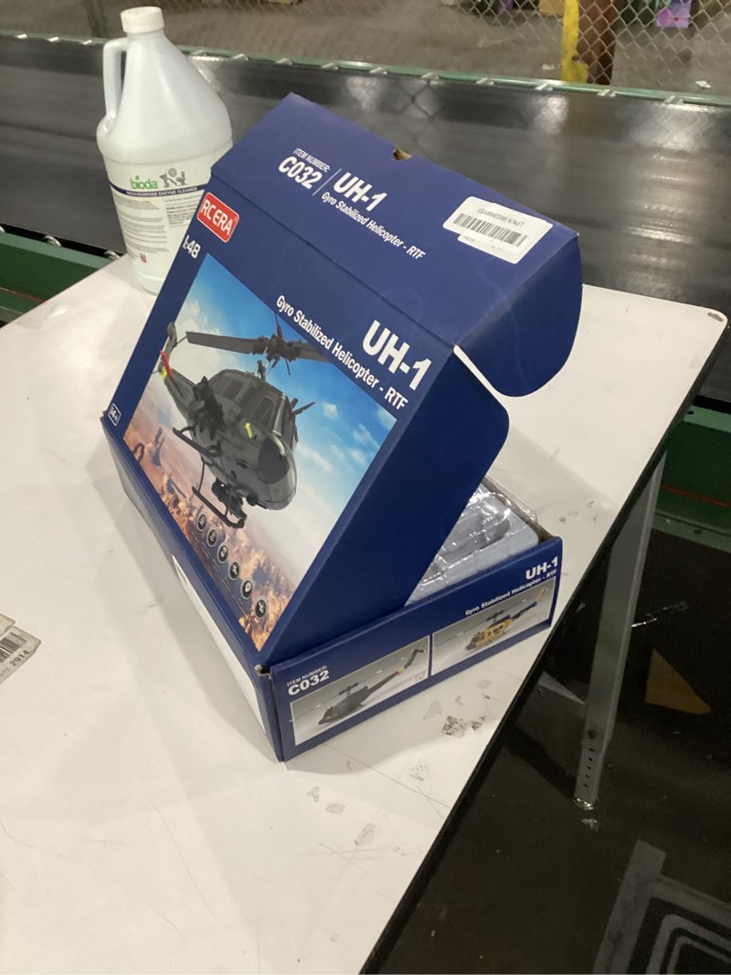 Condition photo showing New/Like New for NBJIALIN RC ERA C032 UH-1 Huey Helicopter - Remote Control Helicopters for Adult, 1/48 Sacle 2.4G 6C