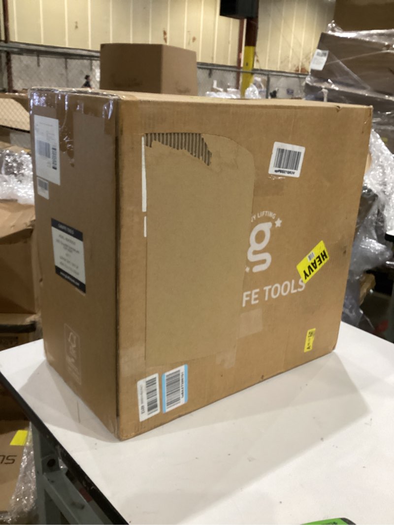 Condition photo showing New/Like New for giraffe tools retractable heavy duty hose reel, 1/2" x 130ft automatic rewind garden hose reel with 360° swivel base, ground mounted for lawn, patio, concrete floor & yard watering 1/2 inch 130 ft