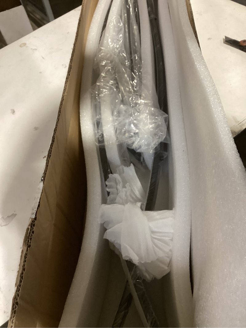 Condition photo showing New/Like New for Dimmable Pendant Light for Kitchen Island Lighting,47.24" Modern LED Chandelier, LED Pendant Light with Adjustable Height, Black Modern Kitchen Chandeliers for Kitchen Island, Dining Room with Remote Black 47.24"